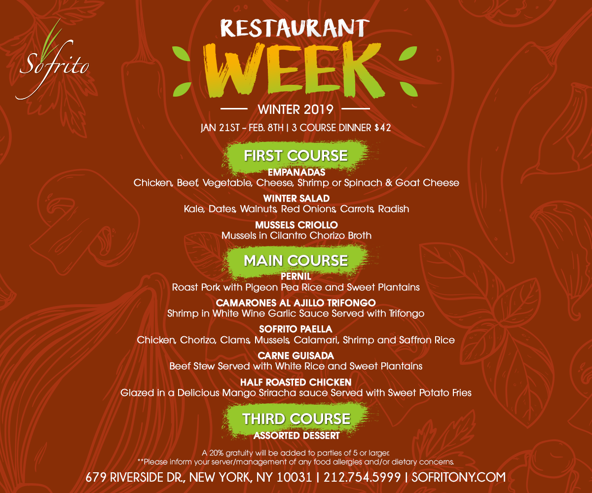 Sofrito NYC A Taste of Puerto Rico